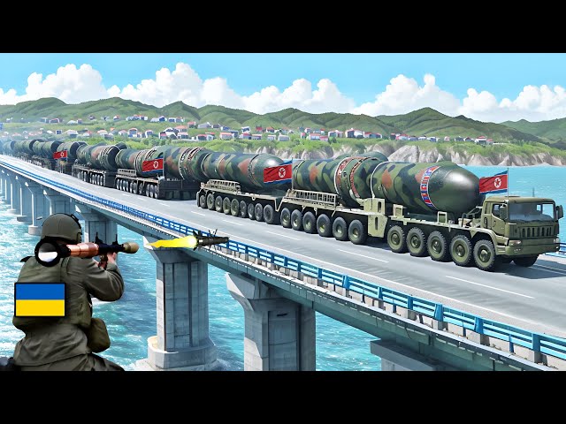 LOOK AT THIS! Last North Korean Convoy Full of Guided Missiles Is Ambushed by Ukraine