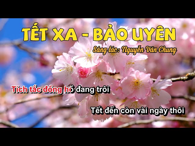 Karaoke Tết Xa - Bảo Uyên (Beat gốc) | ST: Nguyễn Văn Chung