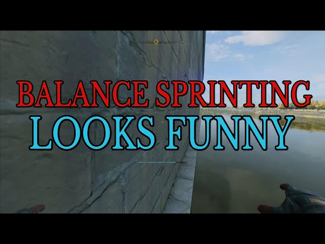 Balance Sprinting looks funny - Dying Light 2