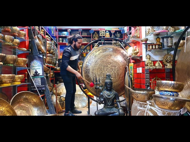 110 Cm Hand made Gong From Nepal