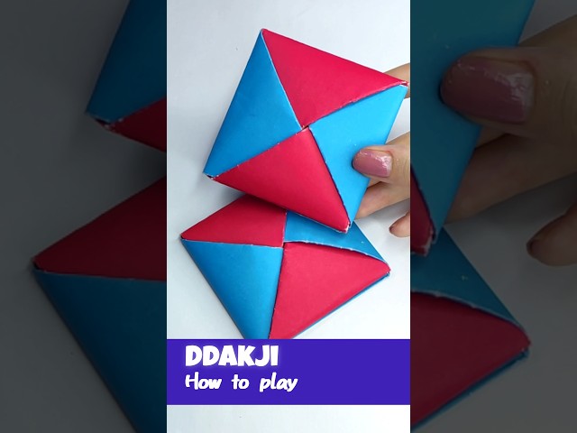 How to win at Ddakji from Squid Game (Quick tip) 🐙 #shorts #squidgame #diy