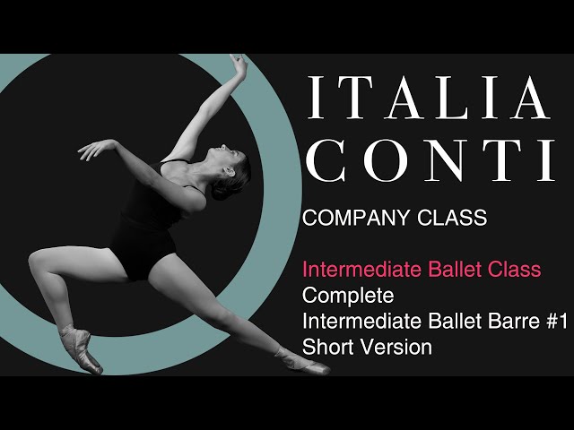 Complete Ballet Barre for intermediate dancer (Short  version) - Intermediate ballet barre #1 - ICV