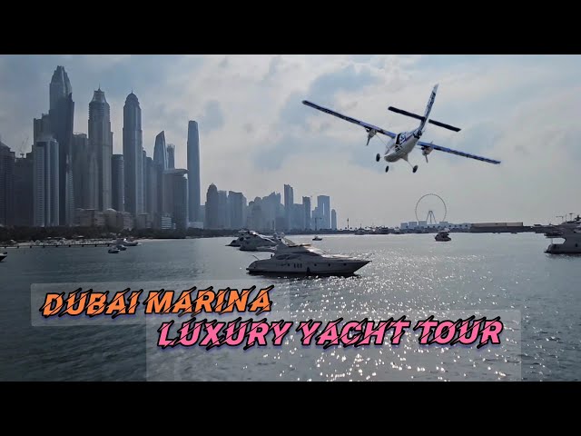 Luxury Yacht Sightseeing Tour | Dubai Marina| Palm Dubai| Ain Dubai | Boat Ride