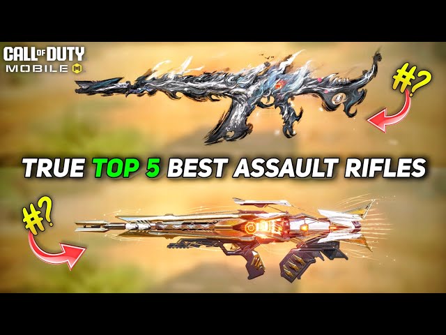 True top 5 best Assault Rifles in Cod Mobile Season 1 (2025) #codm