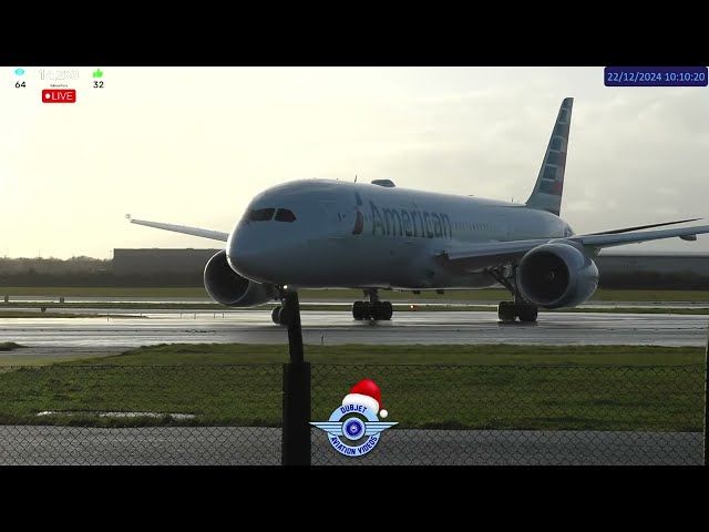 Windy Sunday Stream - Dublin Airport LIVE Plane Spotting Ireland ✈️ 22/12/2024