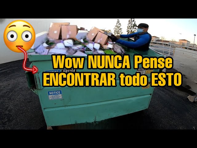 DUMPSTER DIVING ♻️WOW NUNCA PENSE ENCONTRA TODO ESTO 🫣 FUE  INPRECIONANTE 🫢 LO QUE TIRAN EN USA 🇺🇸