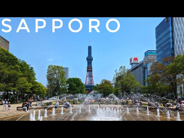 Live Walk in Sapporo - The Northernmost Major City in Japan