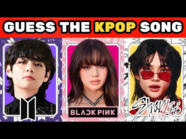 Can You Guess The KPop Song? (BTS, BLACKPINK, STRAY KIDS Edition)