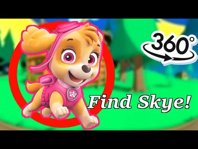 Find Skye from Paw Patrol | Hide & Seek Challenge | 360° 4K VR Video