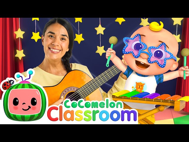 Baby Music Class ♪ - Learn and Sing with Ms. Appleberry | CoComelon Classroom Learning for Kids