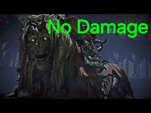 Elden Ring DLC - Divine Beast Dancing Lion Boss Fight 4K (No Damage)