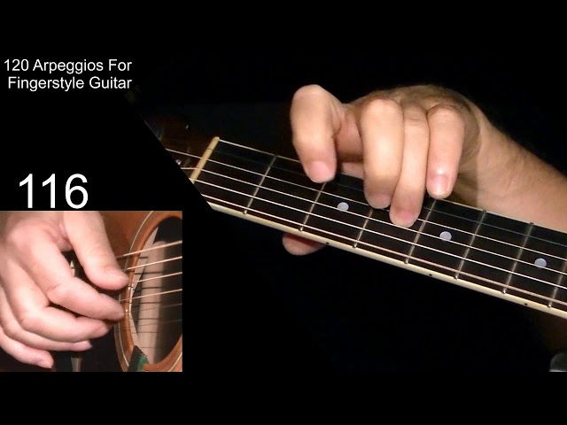 LESSON 116 - 120 Arpeggios For Fingerstyle Guitar