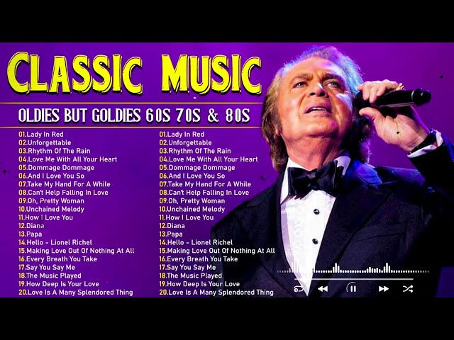 Engelbert, Lionel Richie, Bee Gees, Tom Jones, Paul Anka - Classic Oldies But Goodies 50s 60s 70s