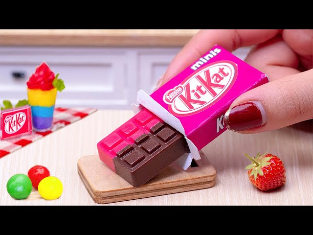 Amazing KitKat Cake Dessert | Delicious Mini Rainbow KitKat Chocolate Cake Recipe, 1000 Yummy Cake