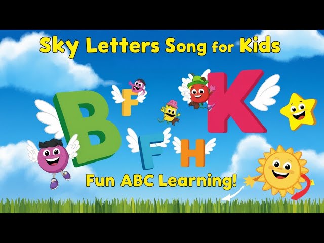 Sky Letters Song for Kids | Fun ABC Learning with Yo-Yo Kids | Alphabet Song for Kindergarten