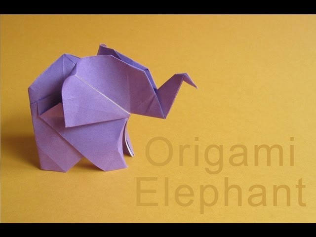 How to Make an Origami Elephant :: Elefante de papel