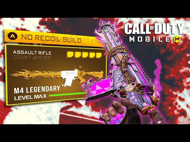 M4 LEGENDARY  NO RECOIL CLASS IN COD MOBILE