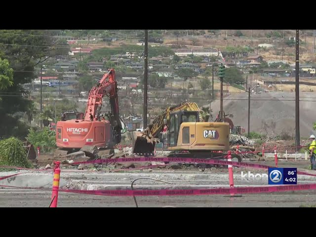 Rebuilding, restoration seen in Lahaina during first look into devastation zone