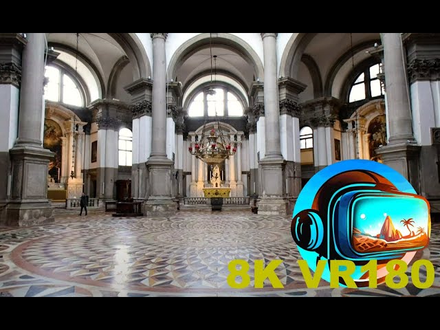 Santa Maria della Salute in Dorsoduro sestiere of the city of Venice Italy Pt2 8K 4K VR180 3D Travel