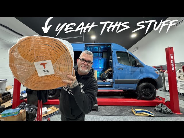 LIFE In a BIGGER VAN "The Build" TEC VAN Duck Liner For Moisture, Heat And Sound