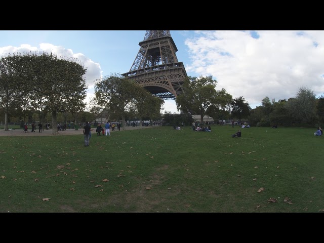 360VR GH5 Side by Side Rig Entaniya HAL 250 3.6 Tour Eiffel (High Quality)