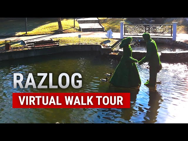 Walking Tour of Razlog, Bulgaria in 4K HDR 60fps | City Center, Stapalata, Park Razlog and more