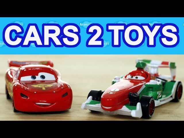 Cars 2 Movie Toys Lightning McQueen & Francesco Bernoulli Toy Review