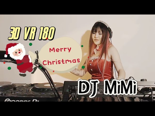 DJ MiMi Merry Christmas 2024 mix live studio - 3d vr180