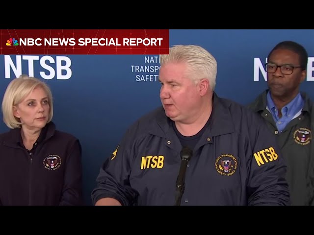 Special Report: NTSB hold briefing on D.C. crash