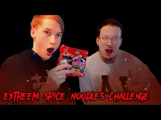 EXTREEM SPICE NOODLES CHALLENGE🤯!