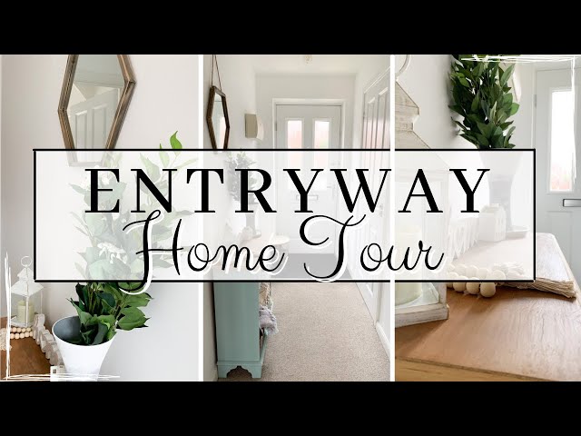 *HOME TOUR* ENTRYWAY MAKEOVER ON A BUDGET | DECORATING IDEAS