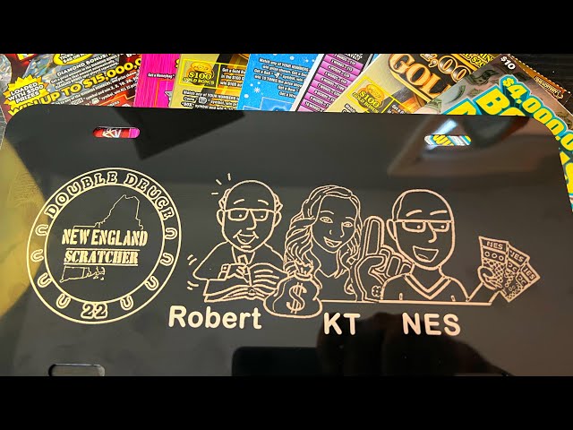 $100 MASS LOTTERY TICKETS and My Newest Laser Etching Project