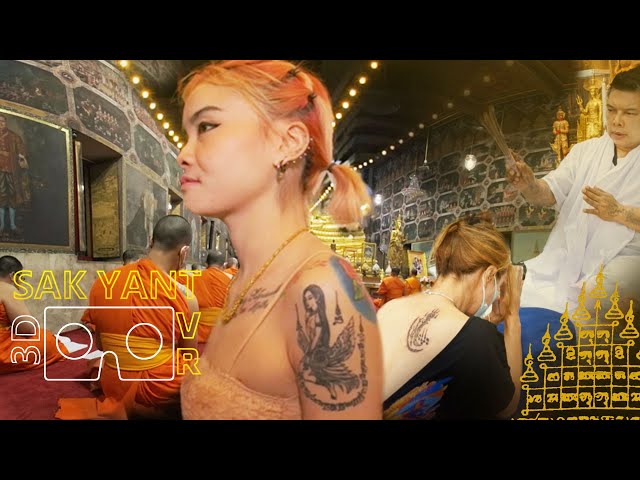 Thailand Tattoo Sak Yant VR Trailer VR 180 3D (Zcam K2Pro)