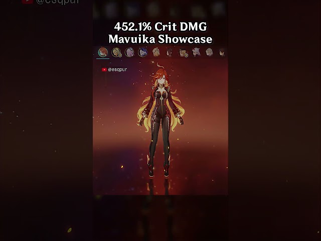 452.1% CRIT DMG MAVUIKA SHOWCASE