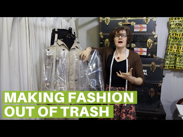 Meet the Artist who Makes Glamorous Fashion out of Trash!