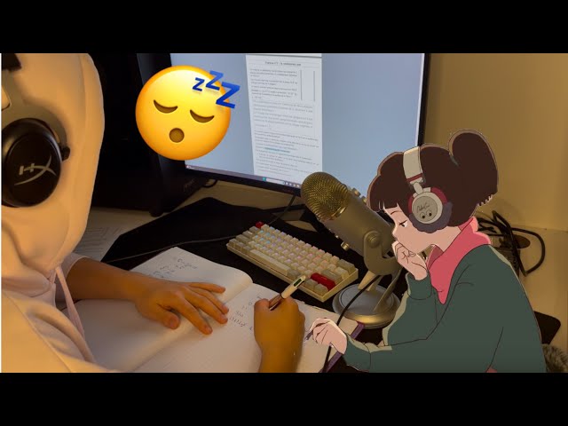 LOFI ASMR no talking and HOMEWORK 📚😴