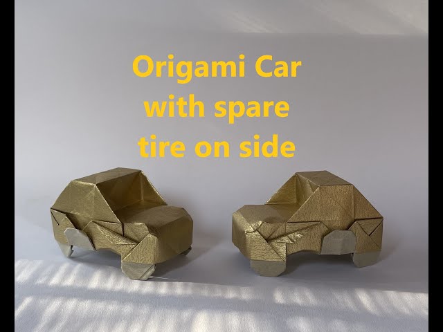 Origami Car tutorial (intermediate level)