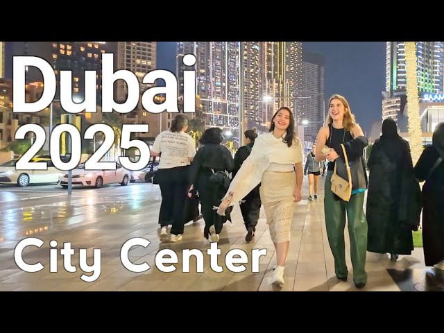 Dubai 2025 [4K] Amazing City Center, Downtown Dubai Walking Tour 🇦🇪