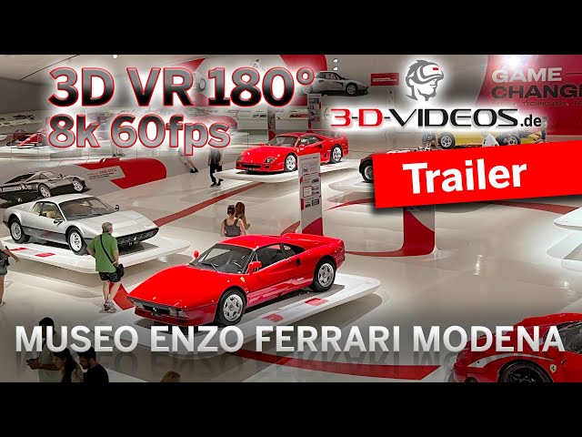 Enzo Ferrari Museum Modena "Game Changers" 3D VR180 - 8k 60 fps - Trailer