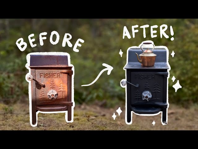 Restoring a Rusty Vintage Wood Stove