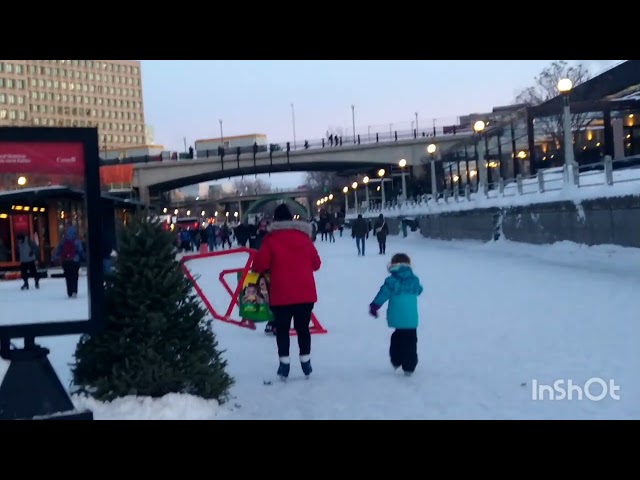 la patinoire du canal Rideau, la plus grande patinoire du monde , Rideau Canal skateway