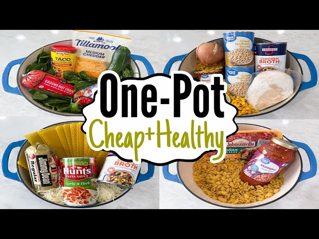 5 EASY & HEALTHY ONE-POT MEALS! | Cheap & Flavorful Recipes for Busy Weeknights | Julia Pacheco