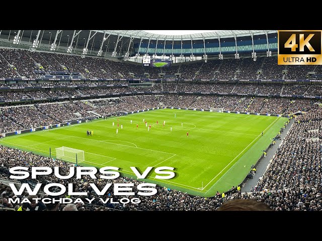 ⚽️ Tottenham Suffer First League Defeat of 2024 ⚽️ | Spurs vs Wolves Matchday Vlog [4K]