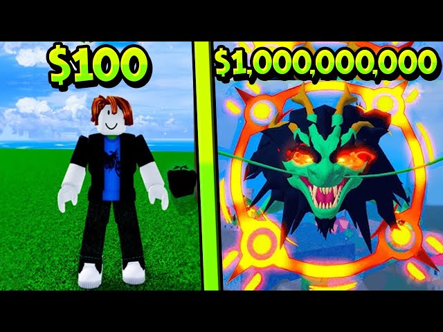 BLOX FRUITS BUT I SPAWN WITH $1 BILLION MONEY! (Roblox)