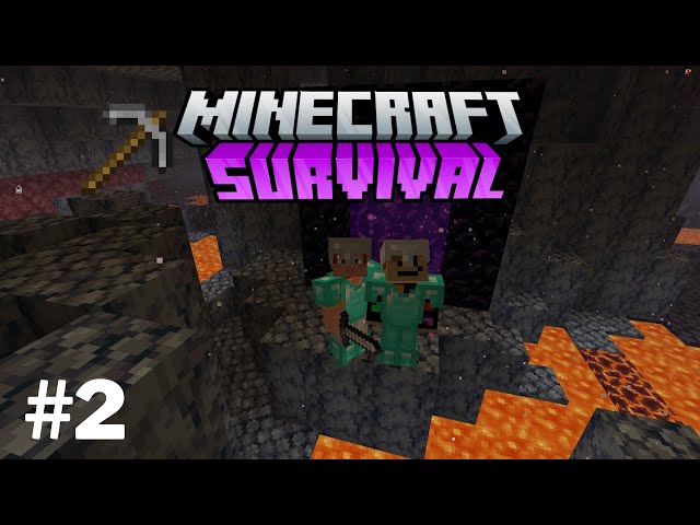 Going To The Nether! | Minecraft Let's Play 1.20 | Episode 2