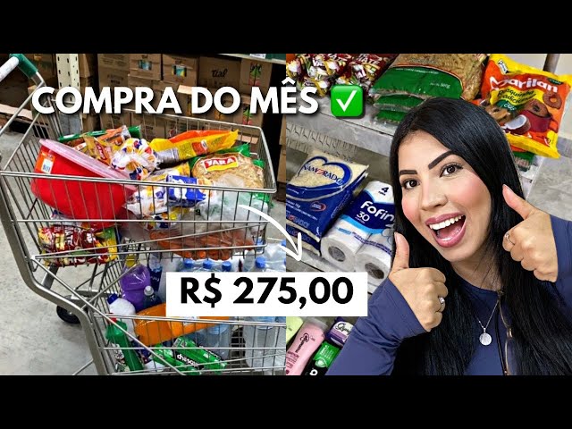 COMO ECONOMIZAR NO MERCADO 💰🛒 compra do mês gastando pouco • EDUCAÇÃO FINANCEIRA