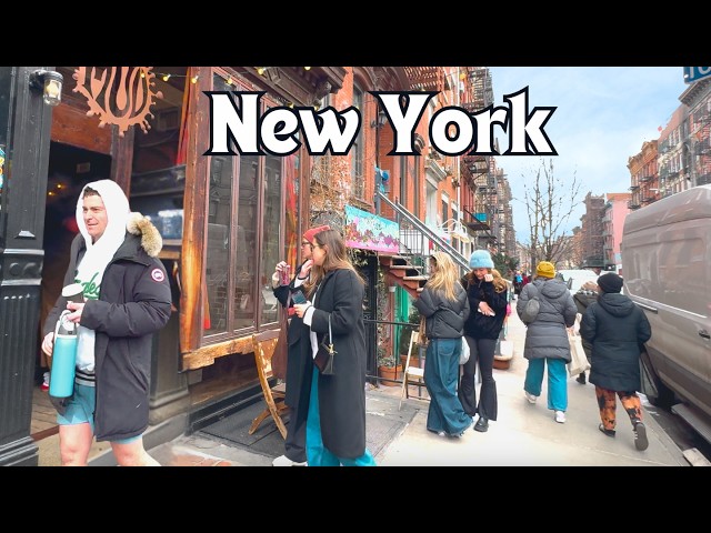 4K NYC Walk | Freezing Cold Stroll Before Snow in the City That Never Sleeps