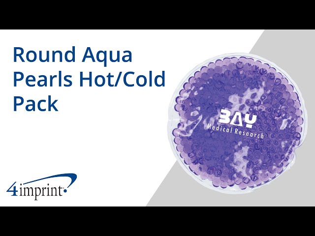 Round Aqua Pearls Hot/Cold Pack by 4imprint