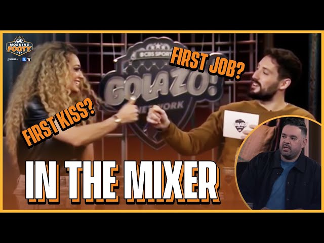 FIRST KISS?! What other job would you do if not soccer!? 'In the Mixer' is BACK on Morning Footy!