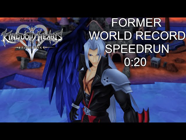 KH II FM [Critical Mode] Sephiroth Speedrun 0:20 [FORMER WORLD RECORD]